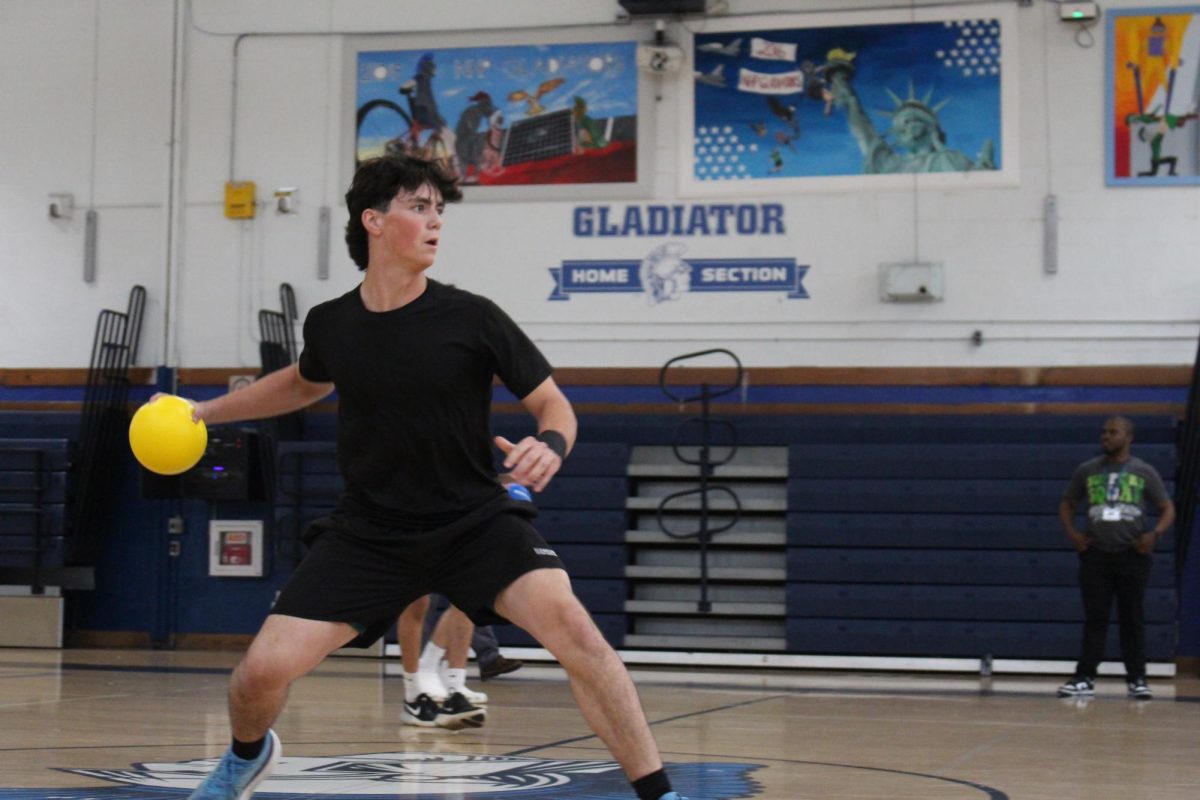 Contestant John Cutter breaks a sweat while supporting a good cause.