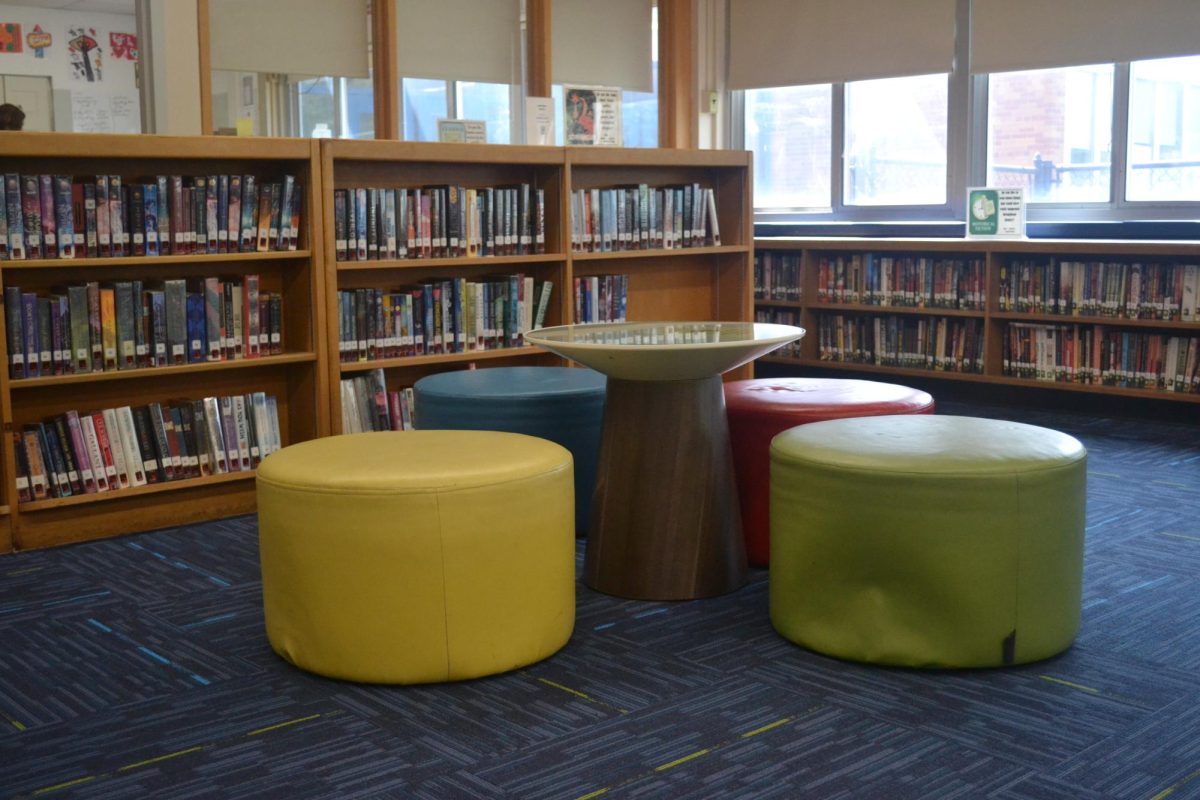 The new carpet is of the most prominent features of the library.