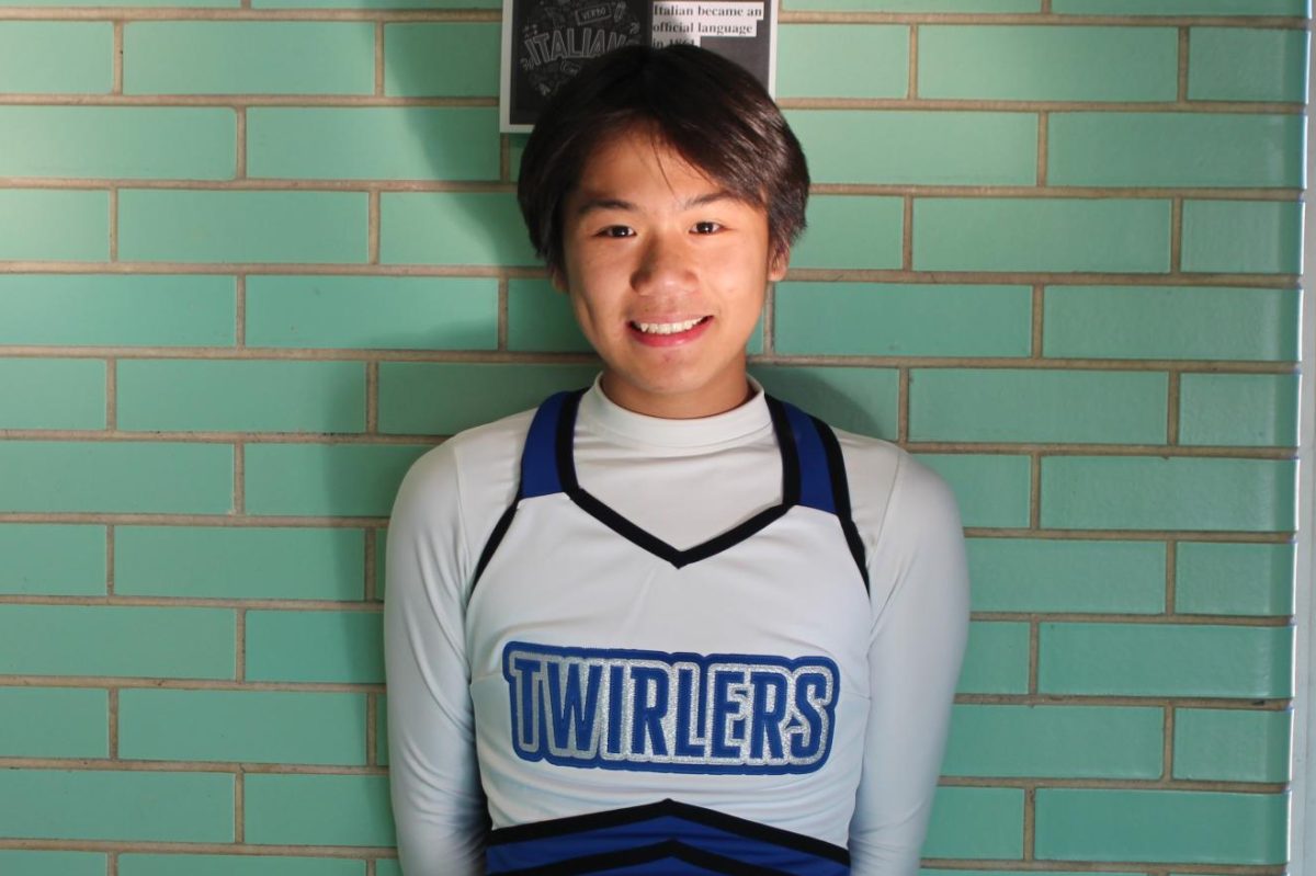 Sophomore Nicky Lai is the first male Twirler in NHP history. 