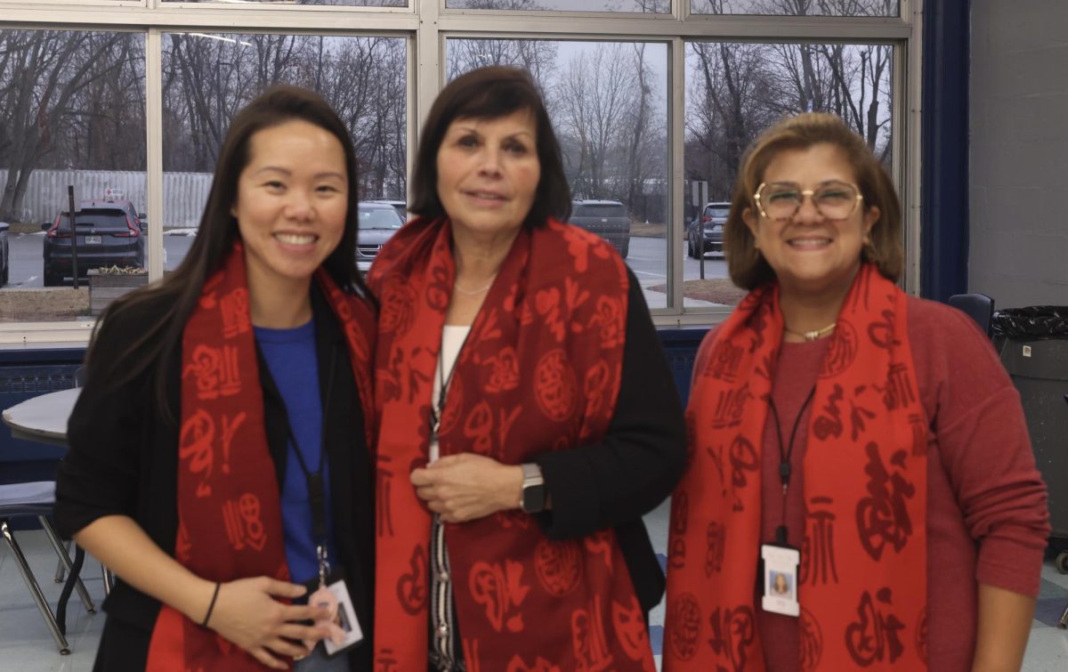 Ms. Mei-Chan, Ms. DeGennaro and Mrs. Pincay enjoy the festivities at the ICC event.