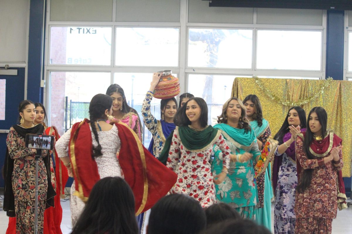 NHP students dance as they welcome the start of the 2025 Ramadan.