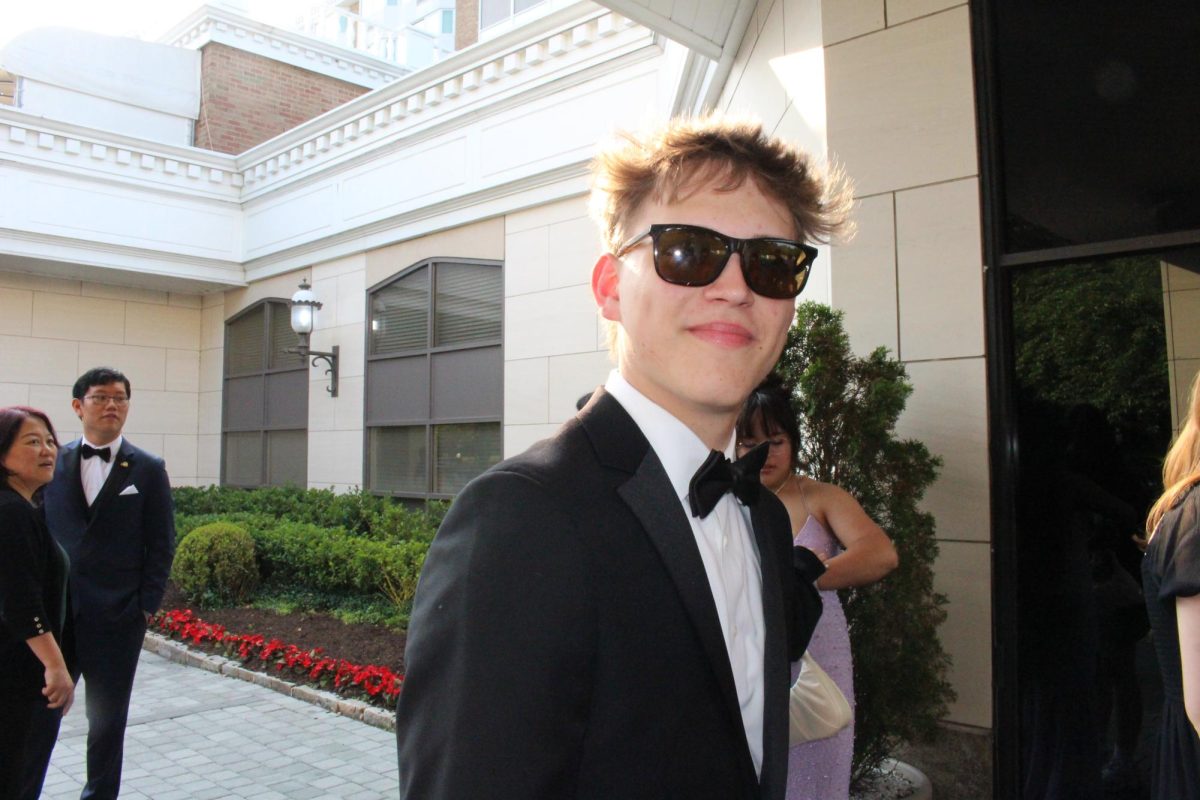 2025 Student Council President Alexander Tomalski encourages his classmates to "peak [their] time spent involved in something [they] enjoy" as he bids farewell to his time at New Hyde Park Memorial. 