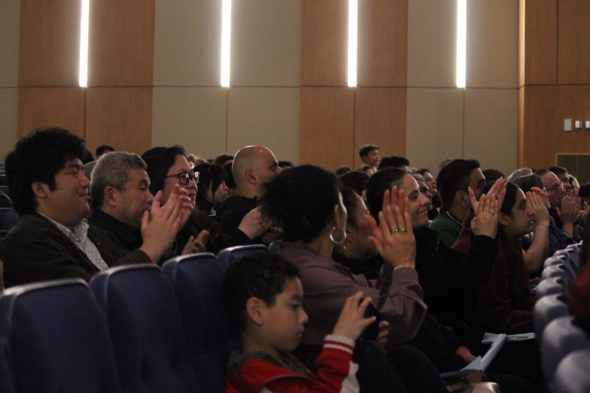 As the night progressed, audience members once again left after their children performed.