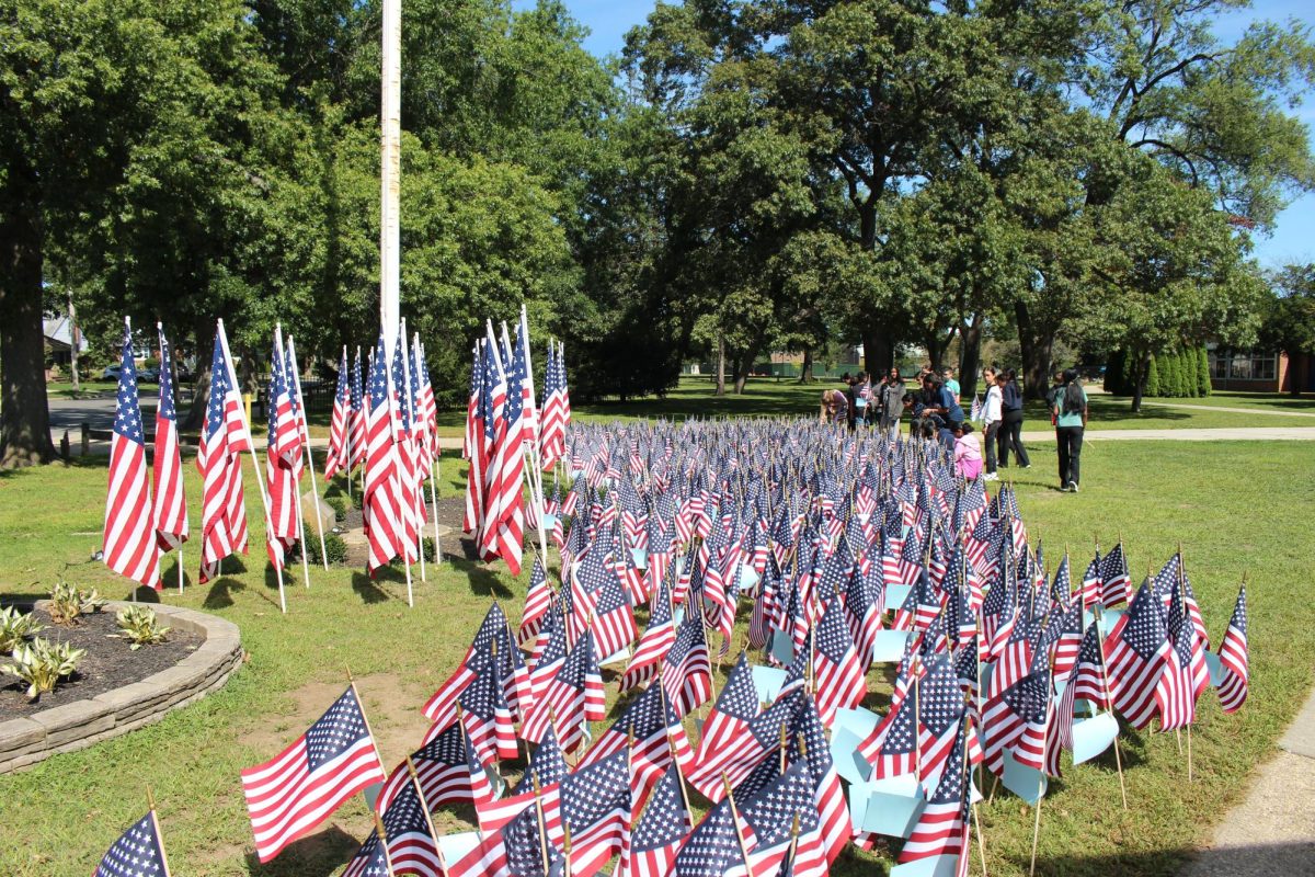 Students and staff at NHP get together to honor the tragedies of 9/11.
