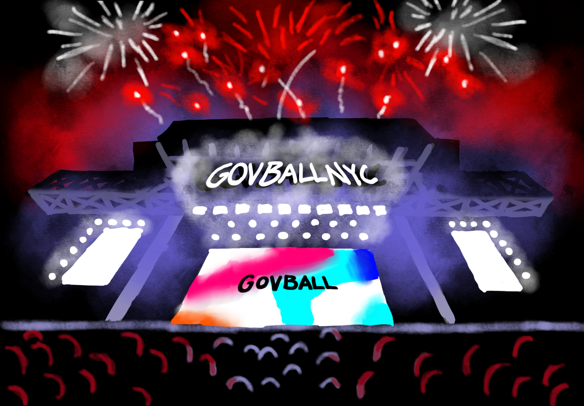 "GovBall was my first music festival and I had such a fun time! I saw Slayyter, Blood Orange, Dominic Fike, Jennie and ASAP Rocky. I really like how the artists performed unreleased songs for the festival audiences," senior Chaewoo Lee said.