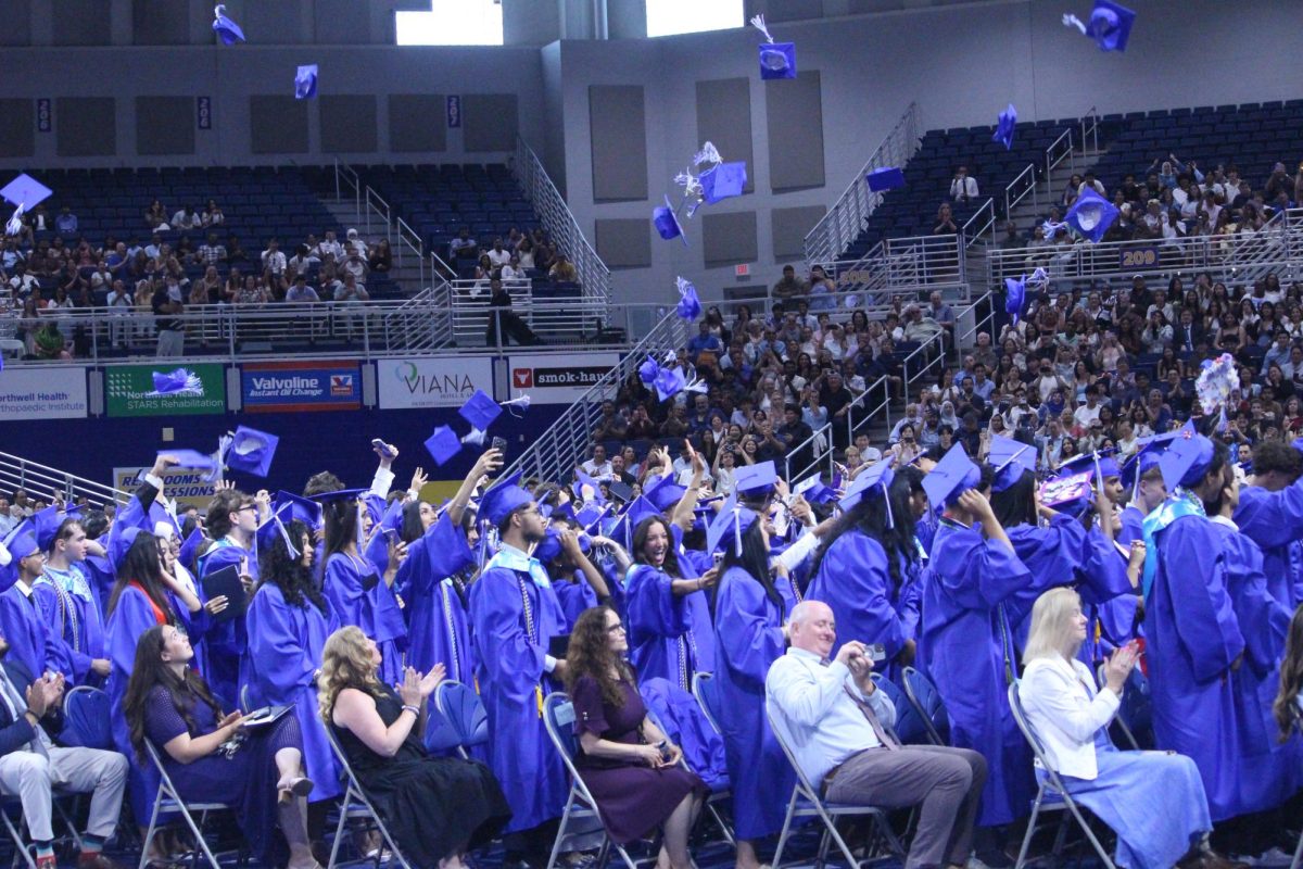 Class of 2026 moved their tassels from right to left, and threw them into the air, officially closing their high school chapter.